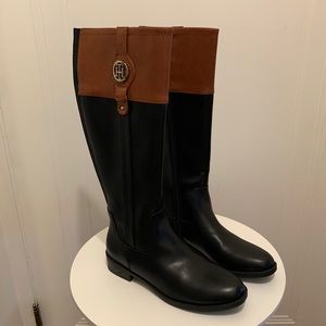 Tommy Hilfiger Women's Vegan Imina Riding Boots, Size 8